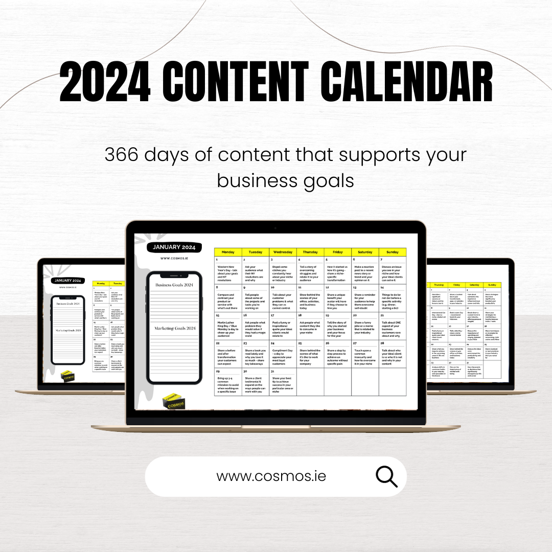 2024 content calendar tease image of June & August 
